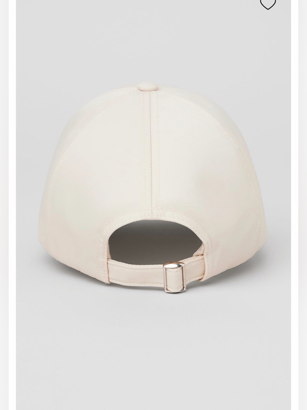 Alo yoga satin off duty cap crème one size new in bag - Picture 3 of 5